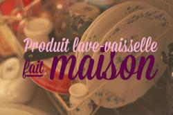 Alternatives liquide vaisselle maison 5